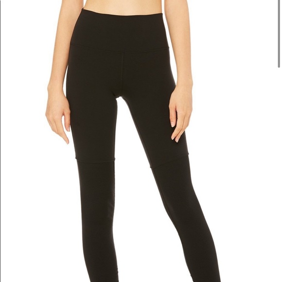 ALO Yoga Pants - Alo High Rise Goddess Black Leggings